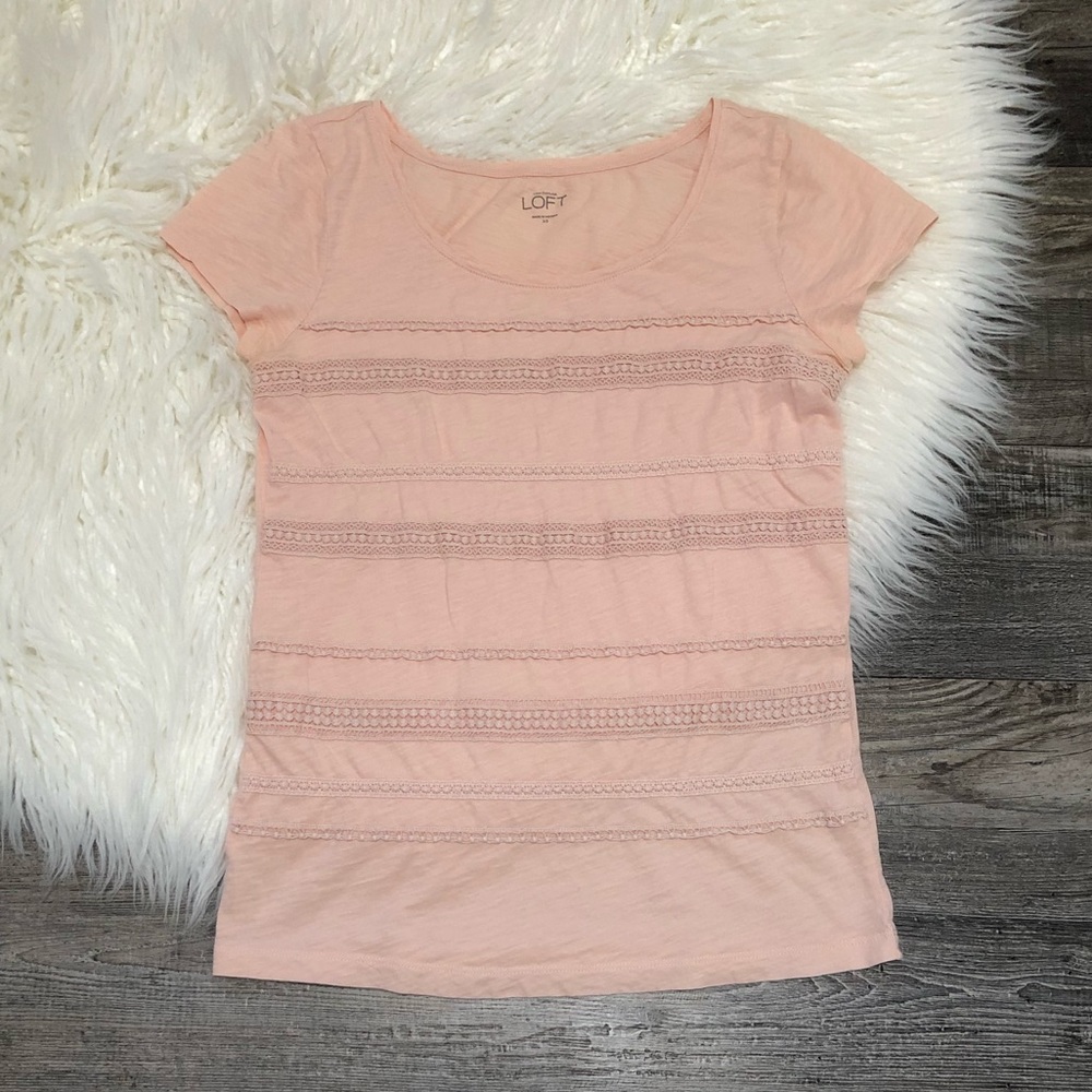 Ann Taylor Loft Short Sleeve Top Size XS